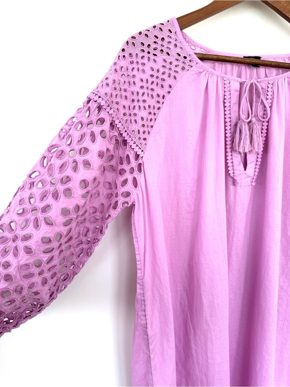 J. Crew Swim Coverup with Cutout Sleeves, 💯 Cotton - Picture 3 of 9